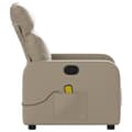 Miniatyrbild 7 av 11: vidaXL Massagefåtölj cappuccino konstläder