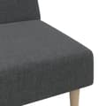 Miniatyrbillede 8 af 11: vidaXL 2-personers sovesofa stof mørkegrå