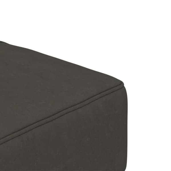 vidaXL 2-personers sovesofa med 2 puder fløjl mørkegrå