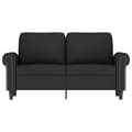 Miniatyrbillede 4 af 10: vidaXL 2-personers sofa 120 cm fløjl sort