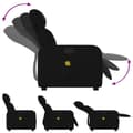 Miniatyrbillede 4 af 11: vidaXL massagestol stof sort
