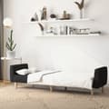 Miniatyrbillede 2 af 11: vidaXL 2-personers sovesofa stof sort