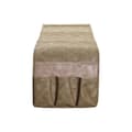 Miniatyrbillede 2 af 3: Fjernbetjening holder DKD Home Decor Brun Beige Polyuretan 30 x 0,5 x 90 cm