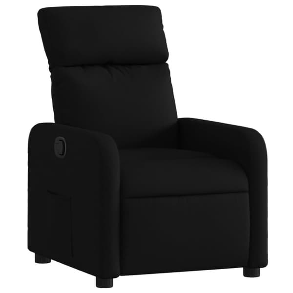vidaXL Reclinerfåtölj svart tyg