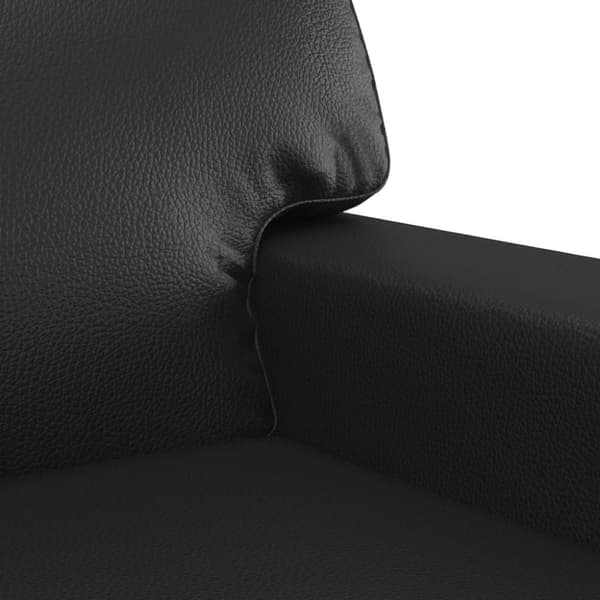 vidaXL Fåtölj svart 60 cm konstläder