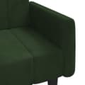 Miniatyrbillede 10 af 11: vidaXL 2-personers sovesofa fløjl mørkegrøn