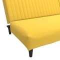Miniatyrbillede 8 af 11: vidaXL 2-personers sovesofa fløjl gul