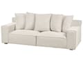 Miniatyrbillede 4 af 11: Flydersofa Hvid Chenille 3 Personers Moderne Blød Sofa Designsofa til Værelse Stofsofa