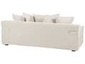Miniatyrbillede 5 af 11: Flydersofa Hvid Chenille 3 Personers Moderne Blød Sofa Designsofa til Værelse Stofsofa