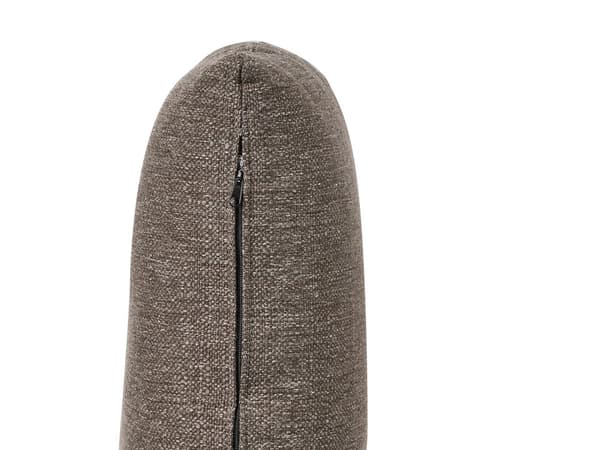 Höger Hörnsoffa Tyg Brun Metallben 3-sits Minimalistisk stil