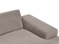 Miniatyrbild 8 av 11: Höger Hörnsoffa Tyg Ljusbrun Metallben 3-sits Minimalistisk stil