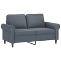 Miniatyrbillede 3 af 11: vidaXL sofasæt 4 dele med puder velour mørkegrå