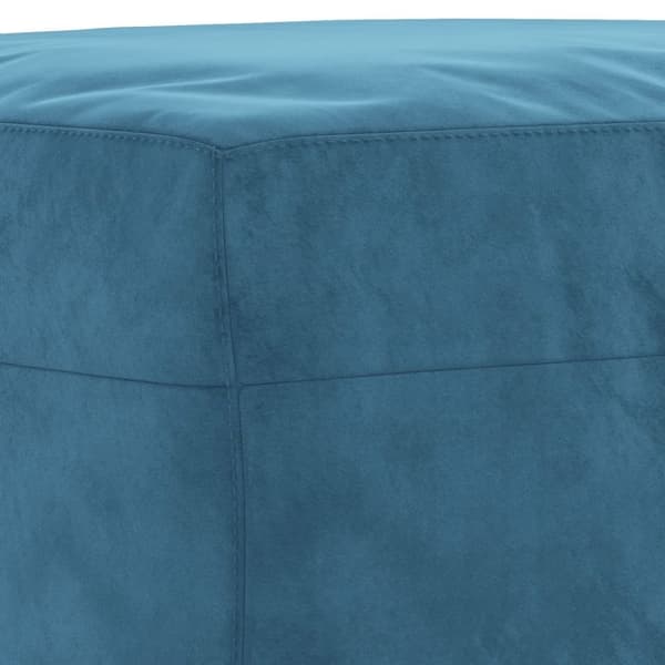 vidaXL sofasæt 4 dele med puder velour blå