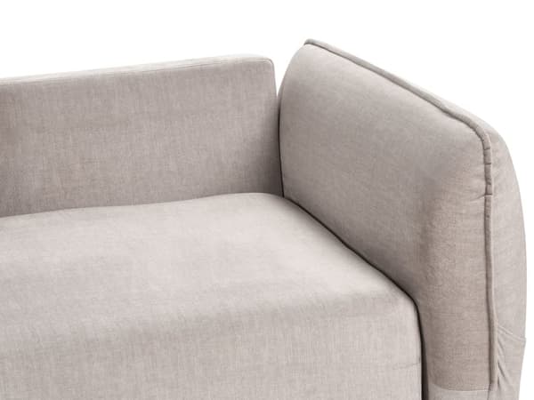 Vuodesohva ruskeanharmaa samettiverhoilu säilytystila 2 hengelle 234 x 104 x 77 cm irrotettava päällinen moderni tyyli