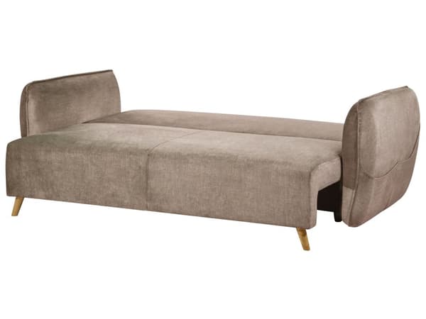 Sovesofa Brun Velour 2 Personers Moderne Blød Sofa Sofaseng To Personers Designsofa til Værelse Stofsofa