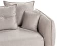 Miniatyrbilde 10 av 11: Sovesofa Taupe fløyelsstoff i polyester 234 x 104 x 77 cm sovesofa Oppbevaring Ekstra puter Avtakbare trekk Moderne stue Soverom
