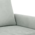 Miniatyrbillede 6 af 10: vidaXL sofasæt 4 dele med hynder velour lysegrå