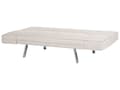 Miniatyrbillede 8 af 11: Sovesofa i beige polstring stof til 3 personer med justerbare armlæn stue soveværelse