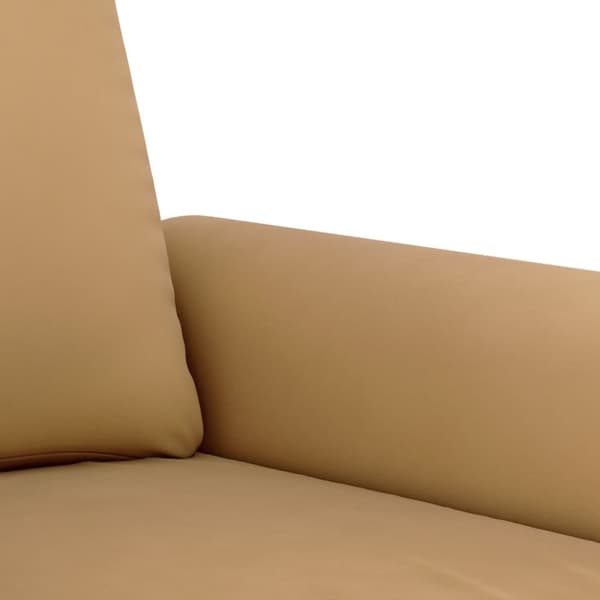 vidaXL sofasæt 2 dele med hynder velour brun