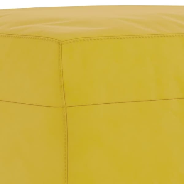 vidaXL sofasæt 3 dele med hynder velour gul