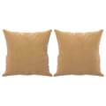 Miniatyrbillede 5 af 8: vidaXL 2-personers sofa med pyntepuder 140 cm velour brun