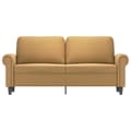 Miniatyrbillede 4 af 10: vidaXL 2-personers sofa 140 cm fløjl brun