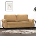 Miniatyrbillede 2 af 10: vidaXL 2-personers sofa 140 cm fløjl brun