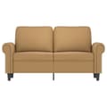 Miniatyrbillede 2 af 8: vidaXL 2-personers sofa 120 cm fløjl brun