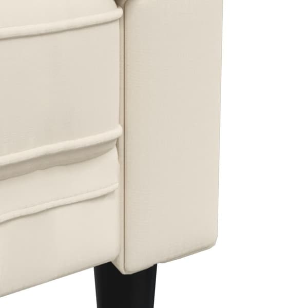 vidaXL 2-personers chesterfieldsofa hør