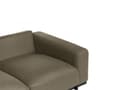 Miniatyrbild 7 av 10: Soffa Grön Tygklädsel Metallben 2-sits Klassisk Soffa Vardagsrum Modern