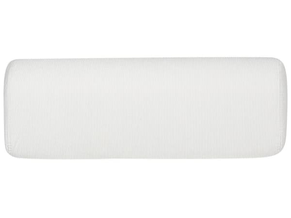 Sofa Puff Seng Hvit kordfløyel Polstring Enkelt Sovesofa Utfellbar Stol Seng med Pute Moderne Design