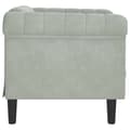 Miniatyrbillede 6 af 11: vidaXL sofastol velour lysegrå