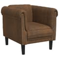 Miniatyrbillede 1 af 11: vidaXL sofastol velour sort brun