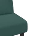 Miniatyrbillede 8 af 11: vidaXL sofasæt 2 dele med puder velour mørkegrøn