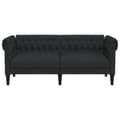 Miniatyrbillede 5 af 11: vidaXL 2-personers Chesterfield-sofa stof sort