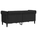 Miniatyrbillede 7 af 11: vidaXL 2-personers Chesterfield-sofa stof sort