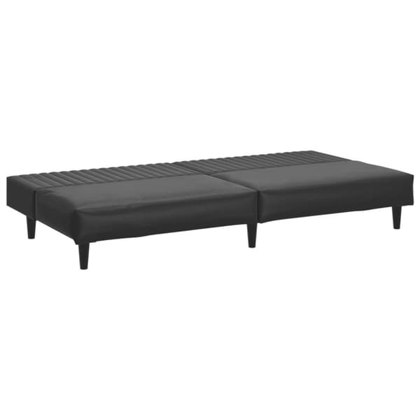 vidaXL 2-personers sovesofa kunstlæder brun