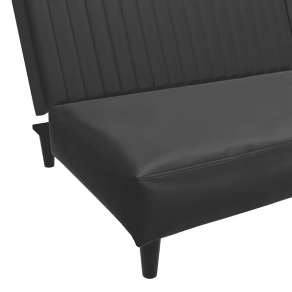 vidaXL 2-personers sovesofa kunstlæder brun