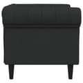 Miniatyrbillede 6 af 11: vidaXL Chesterfield-sofastol stof sort
