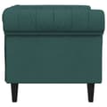 Miniatyrbillede 6 af 11: vidaXL Chesterfield-sofastol stof mørkegrøn