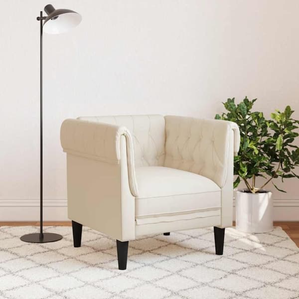 vidaXL chesterfieldsofa hør