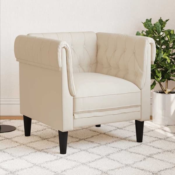vidaXL chesterfieldsofa hør
