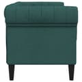 Miniatyrbillede 6 af 11: vidaXL 2-personers Chesterfield-sofa stof mørkegrøn