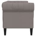 Miniatyrbillede 6 af 11: vidaXL 2-personers Chesterfield-sofa stof gråbrun