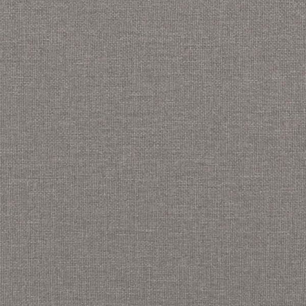 vidaXL 2-personers Chesterfield-sofa stof gråbrun