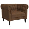 Miniatyrbillede 3 af 11: vidaXL Chesterfield-sofastol stof brun
