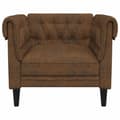 Miniatyrbillede 5 af 11: vidaXL Chesterfield-sofastol stof brun