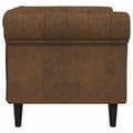 Miniatyrbillede 6 af 11: vidaXL Chesterfield-sofastol stof brun