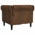 Miniatyrbillede 7 af 11: vidaXL Chesterfield-sofastol stof brun