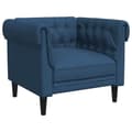 Miniatyrbillede 3 af 11: vidaXL Chesterfield-sofastol stof blå